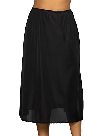 Anti Static Slight Flair Ranges 14 Till 34 Lengths Valair Classic Short and Long Half Slip Skirt for Ladies and Girls 