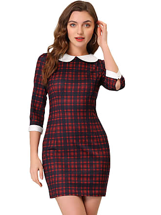 womens christmas tartan dress