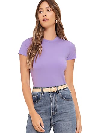 Violett XXL Rabatt 65 % SHEIN T-Shirt DAMEN Hemden & T-Shirts Elegant 