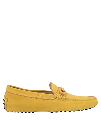 mens yellow slip on shoes