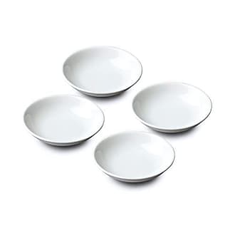 Juego de 4 platos de porcelana tradicional WM Bartleet & Sons 1750 TSET112 color blanco 10 cm 