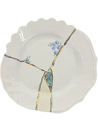 Kintsugi porcelain tray (29cm)