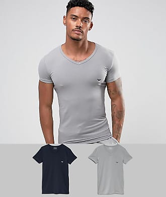 Sale - Men's Giorgio Armani V-Neck T-Shirts ideas: to −47% Stylight