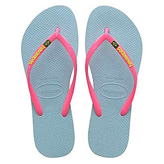 Damen Schuhe Flache Schuhe Zehentrenner und Badelatschen Havaianas Gummi Zehentrenner in Grün Sparen Sie 24% 