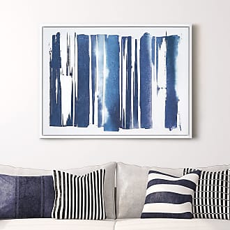 Empire Art Direct Abstract Wall Art Textured Hand Painted Canvas by Martin  Edwards, Triptych, 60 x 20 each, Silver Ice