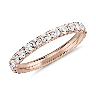 Blue Nile French Pave Diamond Eternity Ring in 14k Rose Gold (1 ct. tw.)