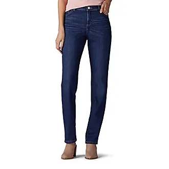 Lee® Women's Instantly Slims Relaxed Fit Straight Leg Jean Classic Fit  (Plus) - Black 22W