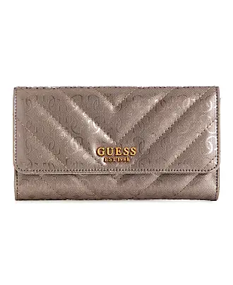 Guess Ynes Wristlet Wallet - Women's Bags in Mauve Multi
