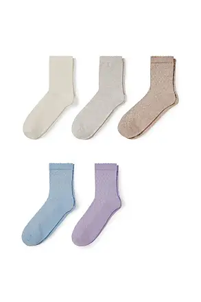 Pack de 3 pares de calcetines de algodón para mujer negro Dim Basic Coton
