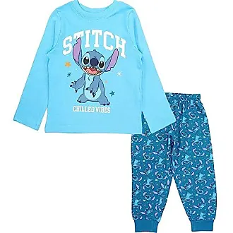 Disney Stitch And Angel Combinaison pyjama en polaire pour enfants, bleu, 7  ans : : Mode