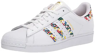 adidas Originals Tênis masculino Super Star, Branco/dourado metálico/goma,  4.5 : : Moda