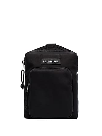 Balenciaga, Bags, Balenciaga Graffiti Explorer Belt Bag Leather Medium  Black Print Brand New