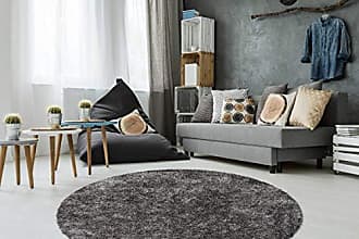 Teppich Hochflor Shaggy Kuschelig Wohnzimmer Handgefertigt Uni Rosa 120x170cm 