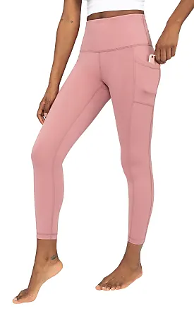 Yogalicious, Pants & Jumpsuits, Yogalicious Lux Mauve Pink Yoga Leggings  With Pockets Xs Soft