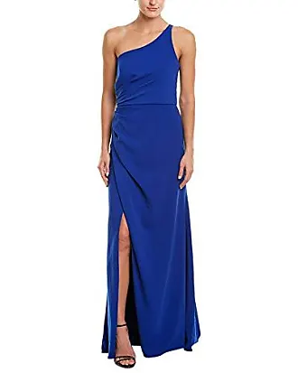 Women's R&M Richards Embroidered Godet Gown, Size: 18, Blue