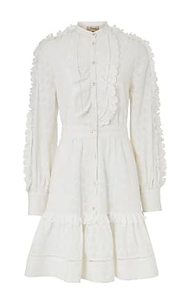 Temperley London Rossetta Ruffle Dress Ivory Uk14 Us10