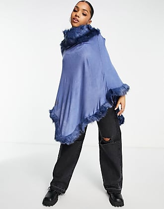 - Black Geometrical Poncho Poncho Beige Blue & Teal Blue Aztec On Black Blanket Wrap