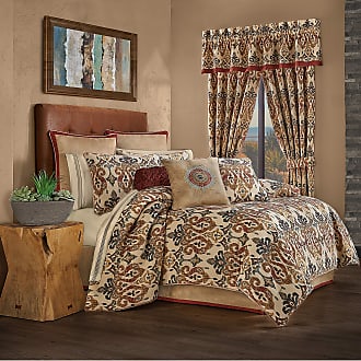 Five Queens Court Houston Luxury Embroidered 4-piece Comforter Set