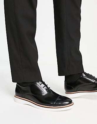 Scarpe derby in pelle nera Asos Uomo Scarpe Scarpe eleganti 