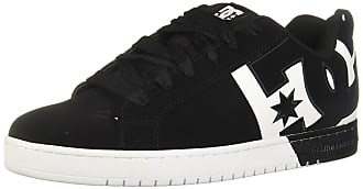 DC mens Dc Mens Court Graffik Casual Skate Shoe, Black/White/Black, 10 US