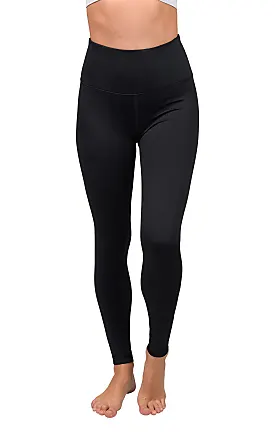 90 Degree By Reflex Super High Waist Faux Leather Fleece Lined