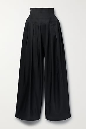 The Row Wolle Hose Pavot aus einem Wollgemisch in Schwarz Damen Bekleidung Hosen und Chinos Ausgestellte und Palazzo Hosen 
