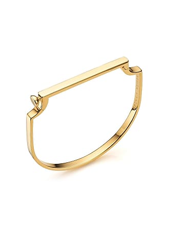 Monica Vinader 18K Gold ID Oval Charm Bracelet
