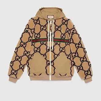 Gucci Interlocking G Zipper Jacket, Size XXS, Beige, Ready-to-wear