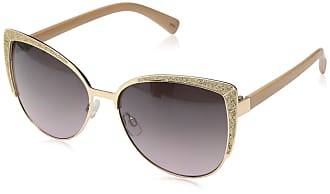 50 mm Nanette Nanette Lepore Womens NN208 Vintage Round Sunglasses with Metal Nose Bar & 100% UV Protection