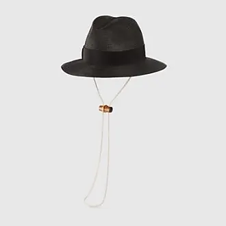 Gucci Wide Brim Double G Fedora Hat Celadon Green