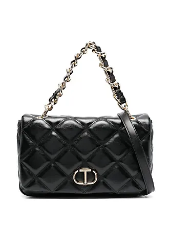 MCM Black Quilted Leather Patricia Shoulder Bag at FORZIERI