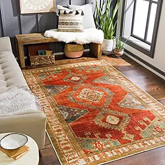 Ottomanson Ottohome Traditional Floral Non Slip Area Rug - Dark Red 2'3 x 3