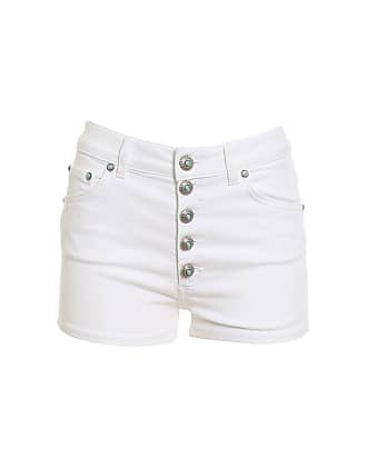 Donna Abbigliamento da Shorts da Pantaloncini eleganti Shorts e bermudaDondup in Cotone di colore Bianco 