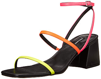 Nine West womens Gali3 Heeled Sandal, Multicolor/Black, 7.5 US