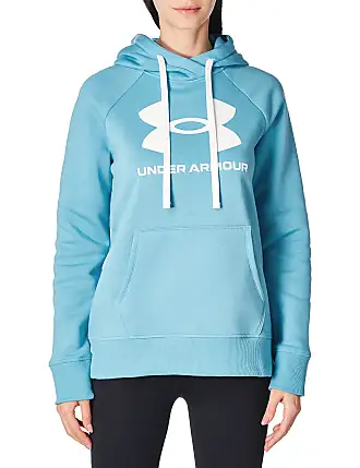 Under Armour womens Rival Fleece Graphic Hoodie, (001) Black / / White,  X-Small at  Women's Clothing store