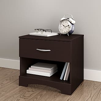 South Shore Furniture Step One 1-Drawer Nightstand-Chocolate