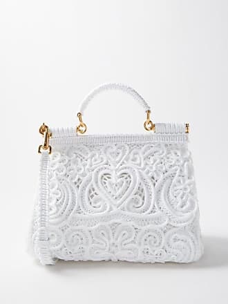 Bags Handbags Dolce & Gabbana Handbag silver-colored-black extravagant style 