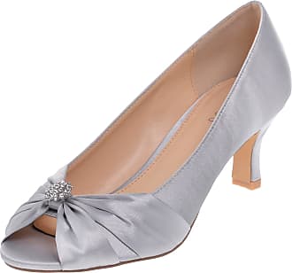 silver grey court shoes uk