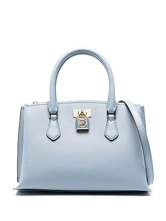 Michael Kors Pale Blue Saffiano Leather Multifunction Travel Tote Bag NWT