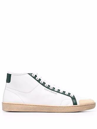 Saint Laurent SL39 high-top lace-up sneakers - women - LeatherRubber/Leather - 36 - White