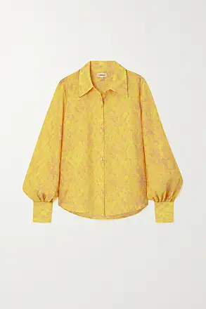 L'AGENCE Bianca Blouse in Marzipan