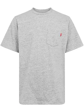 SUPREME short-sleeve pocket T-shirt - men - Cotton - M - Grey