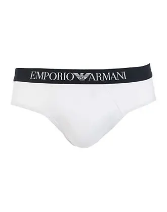 Emporio Armani logo-tape scallop-edge Underwear Set - Farfetch