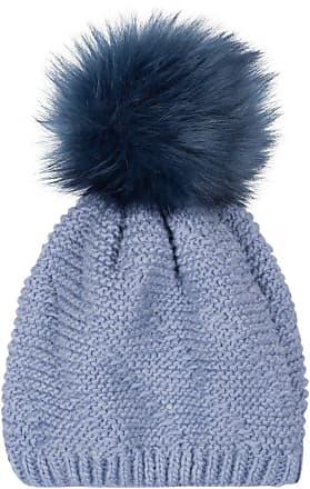 1 Pezzo Cappello A Maglia A Righe Con Paillettes Blu Navy E Pom Pom Di  Pelliccia Per Donne, Accessorio Quotidiano Invernale Caldo