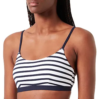 ESPRIT Women's Crosby Beach Padded Bandeau Bikini Top, Black (Black 001), 8  (Size: 34) : : Fashion