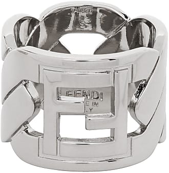 womens silver fendi ring