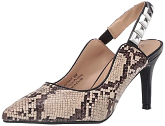 Penny Loves Kenny womens Slingback Pump, Natural Faux Snake, 8.5 Wide US