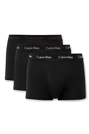 Calvin Klein Mens Underwear Monogram Cotton Trunks X-Large Grey  Heather/Spicy Orange