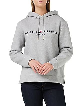 Essential Graphic Hoodie Sweat-shirt Tommy Hilfiger en coloris Gris Femme Vêtements homme Articles de sport et dentraînement homme Sweats à capuche 