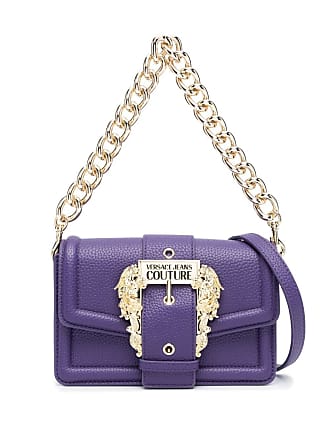 Buy Versace Jeans Couture Purple Boroque-Buckle Mini Crossbody Bag at  Redfynd